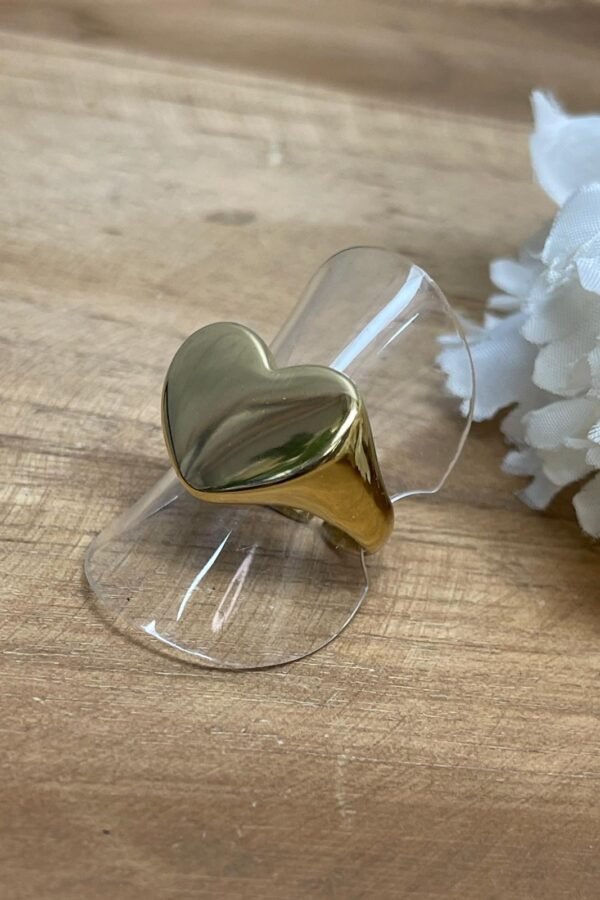 Anillo Acero AC0107 Dorado