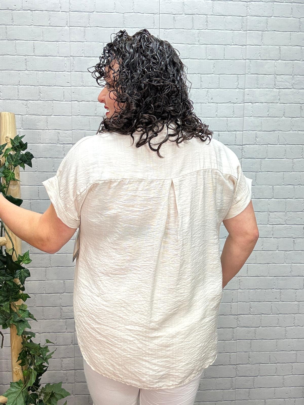 Blusa Inma Beige T-46/52 Fluida