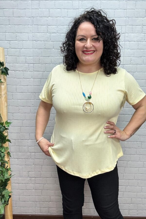 Camiseta Berta Amarillo T-46/52 Tipo Canalé
