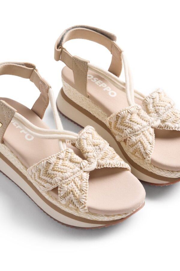 Sandalia Cuña Ugunja White Gioseppo