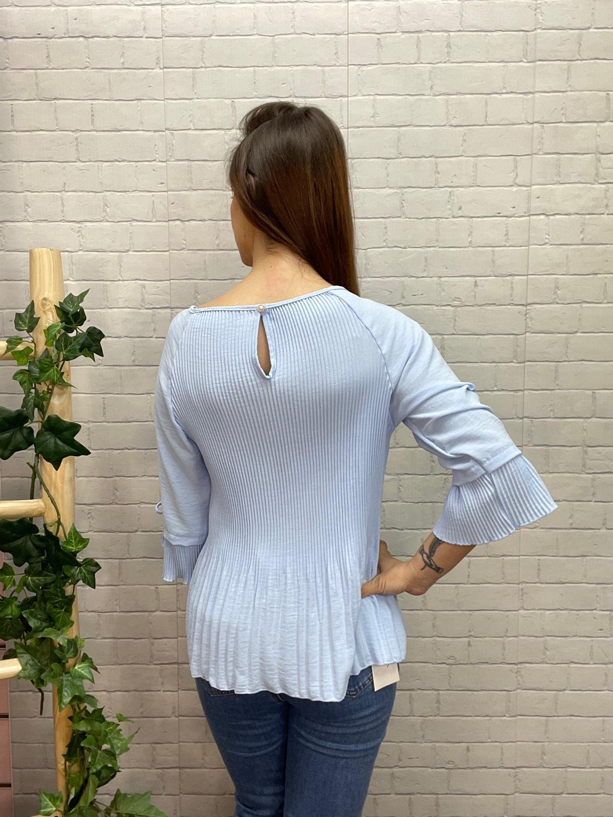 Blusa Patricia Celeste - Imagen 2