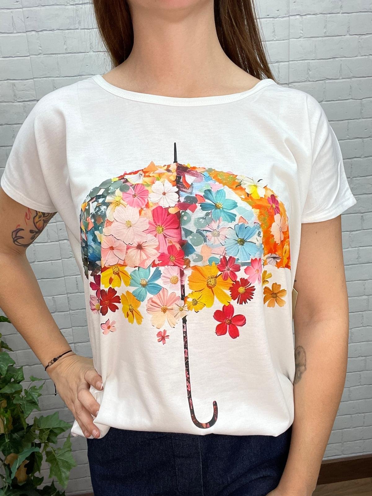 Camiseta Paraguas T-36/46 Con Dibujo