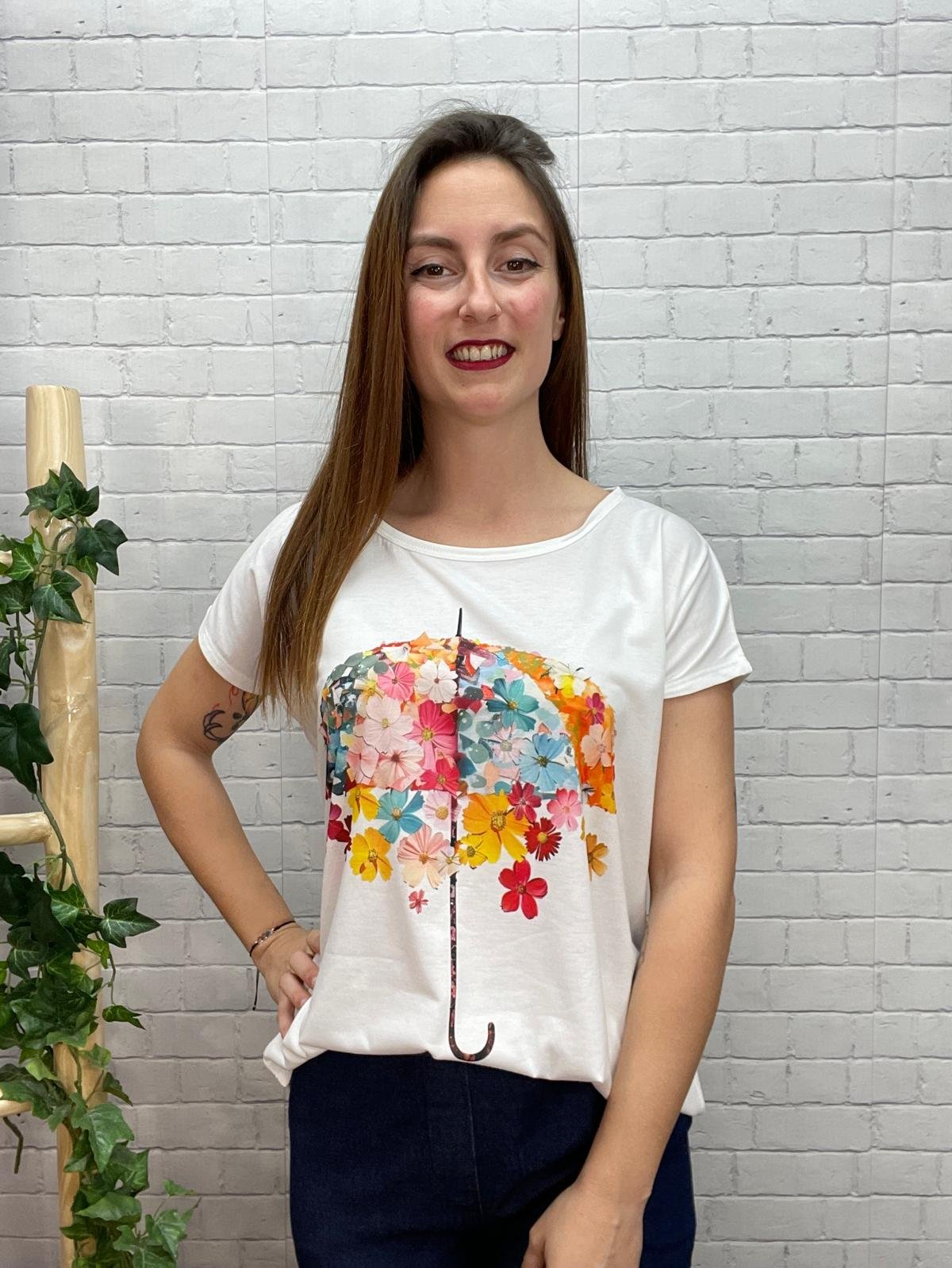 Camiseta Paraguas T-36/46 Con Dibujo