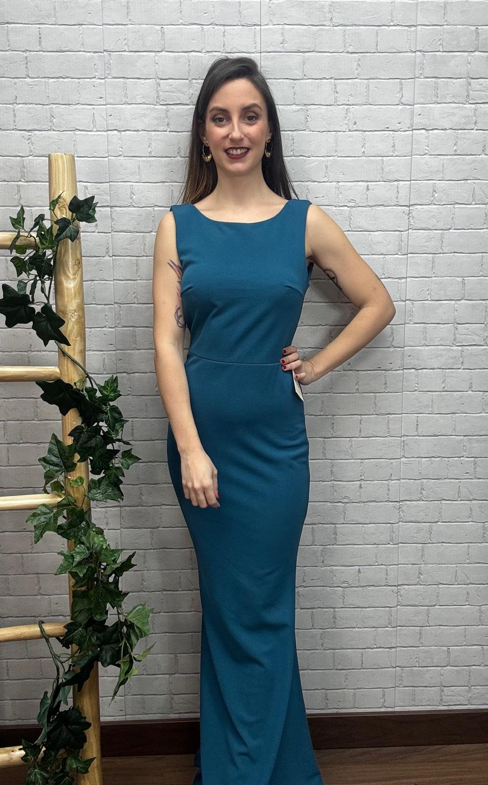 Vestido Ariel Océano T-34/38 Corte Sirena - Imagen 2
