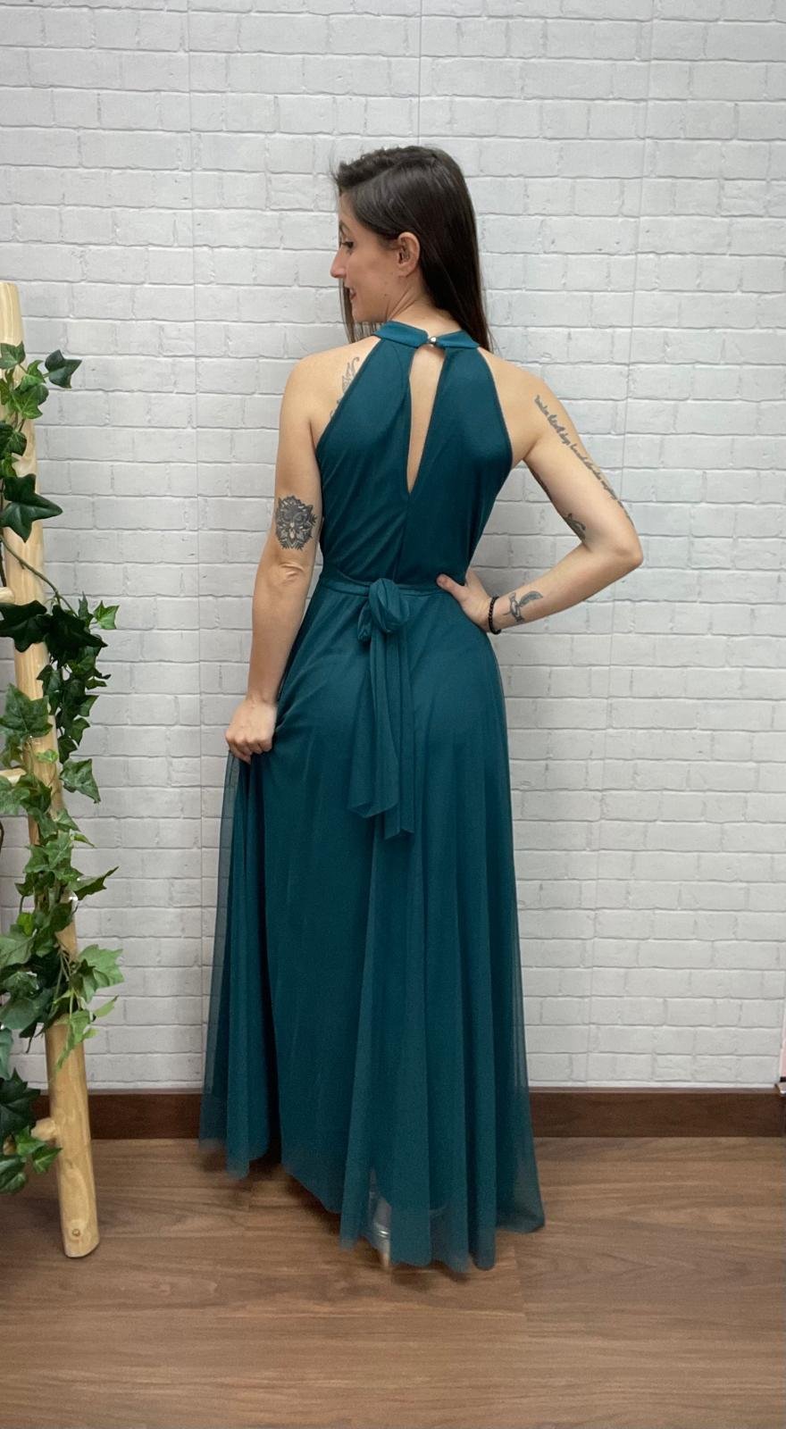 Vestido Leticia Océano T-36/44 Cuello Halte