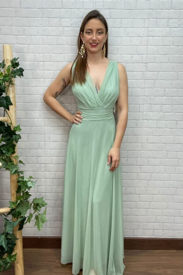 Vestido Morgana Aguamarina
