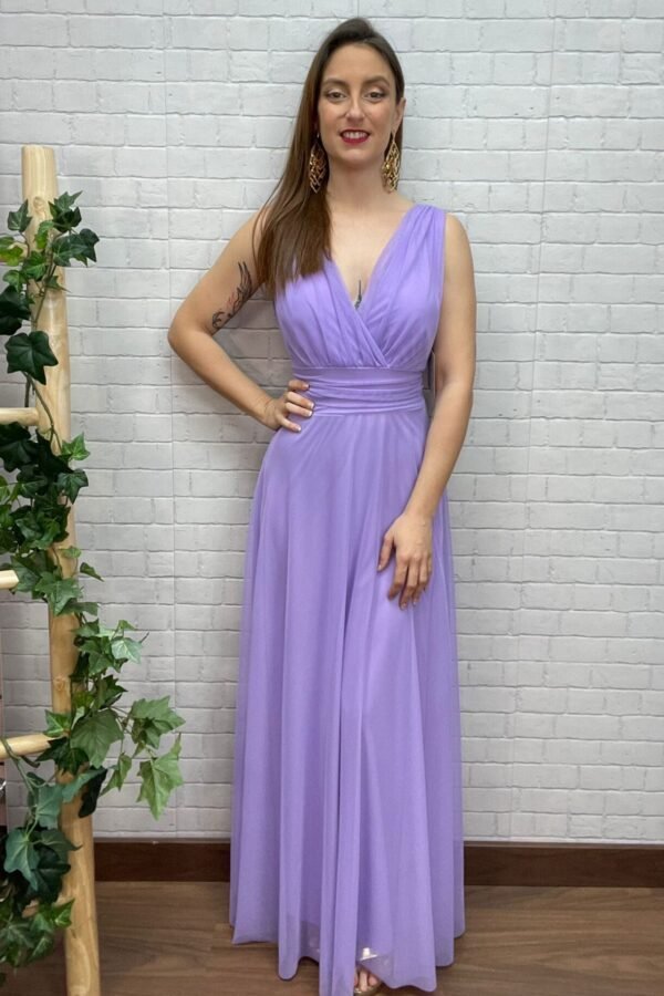 Vestido Morgana Malva