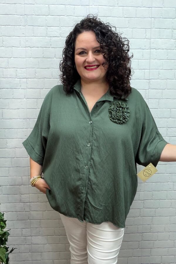 Camisa Laura Kaki