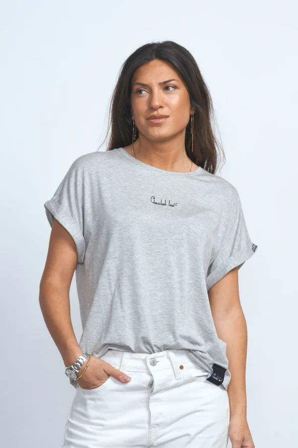 Camiseta Básica Gris Anabel Lee T-S/2XL Actitud+