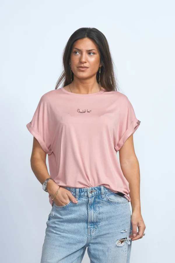Camiseta Básica Rosa Anabel Lee T-S/2XL Actitud+
