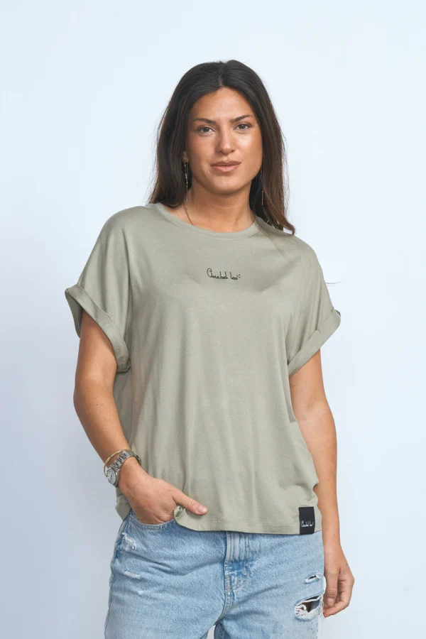 Camiseta Básica Verde Anabel Lee T-S/2XL Actitud+