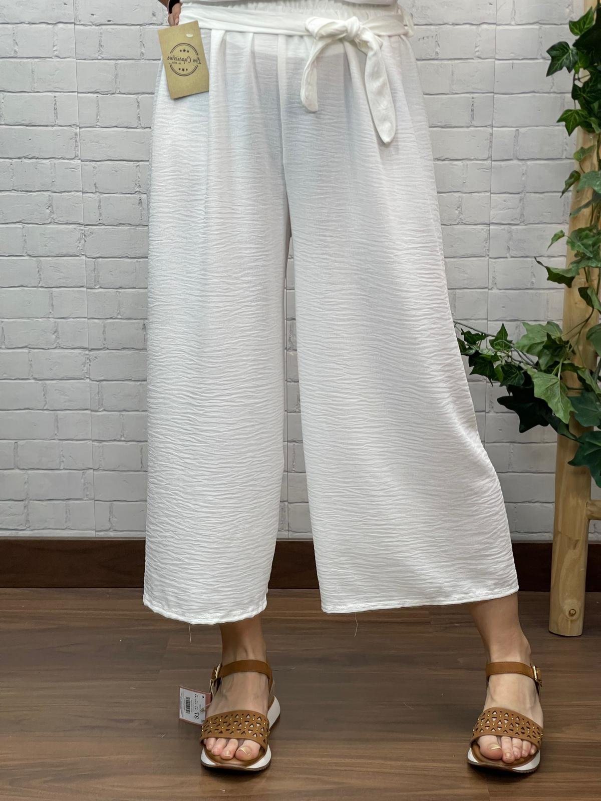 Pantalón Fabi Blanco T-36/48 Tipo Culotte