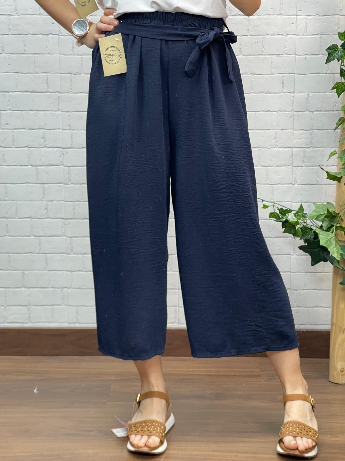 Pantalón Fabi Marino T-36/48 Tipo Culotte