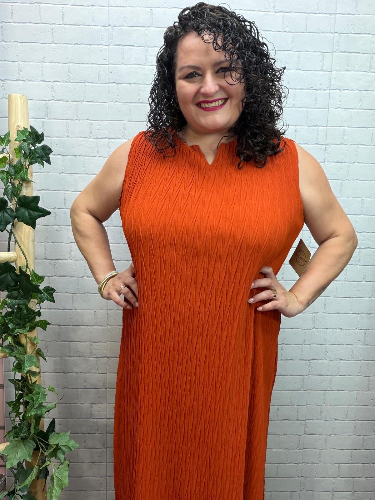 Vestido Vero Teja - Imagen 2