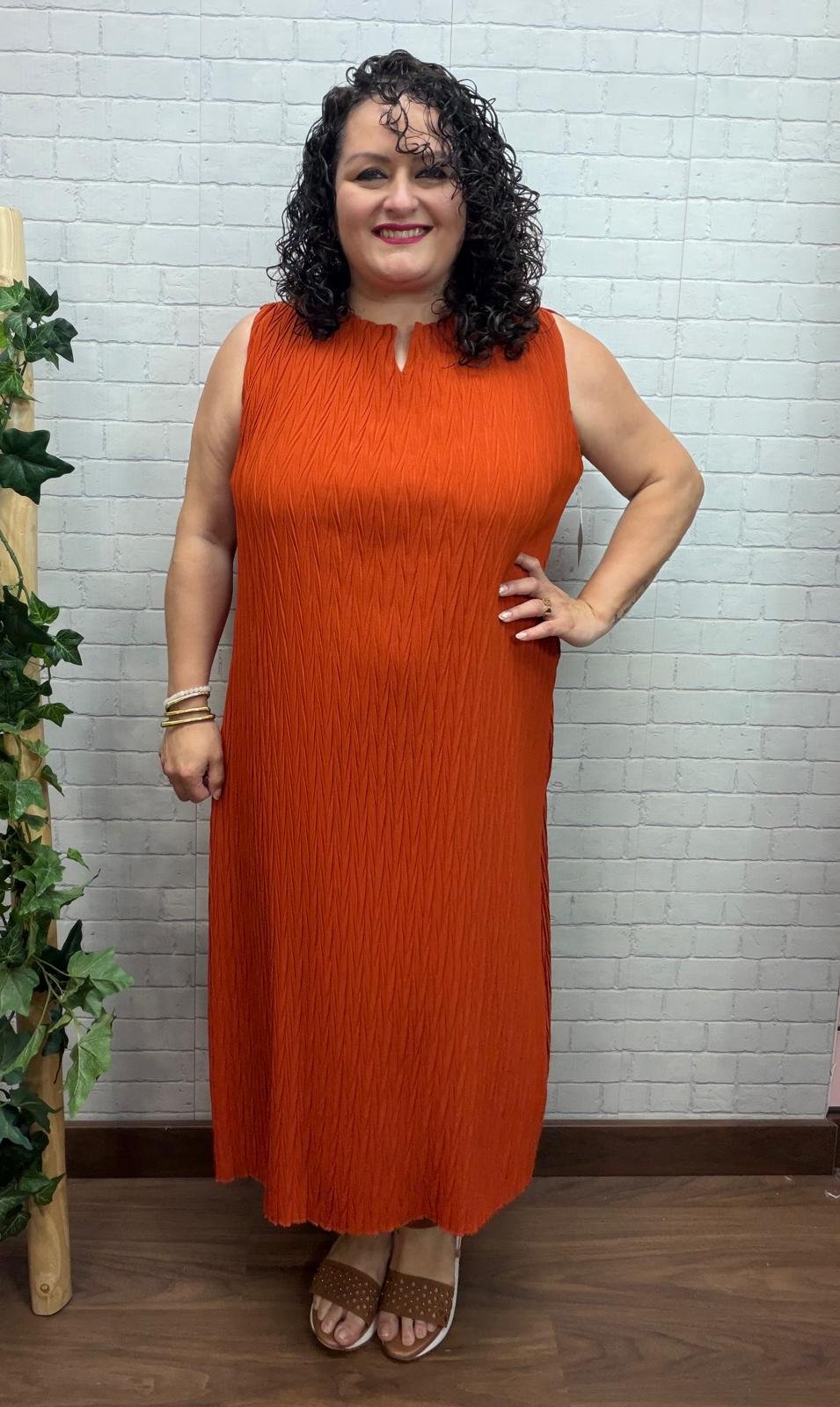 Vestido Vero Teja