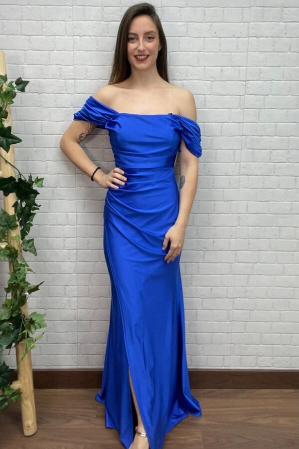 Vestido Xena Klein T-36/42 Cuello Bardot