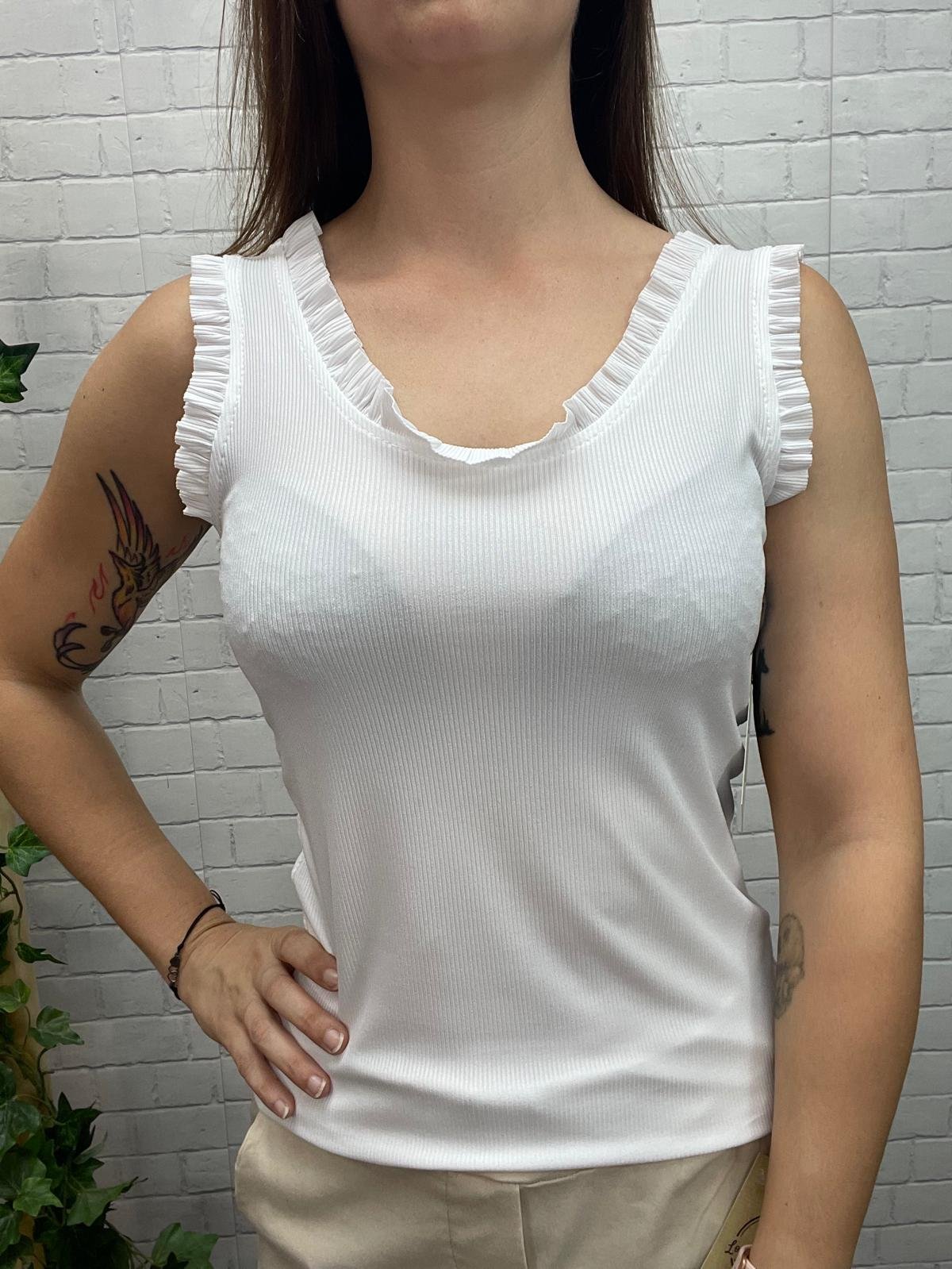 Camiseta Triana Blanco T-36/42 De Canalé