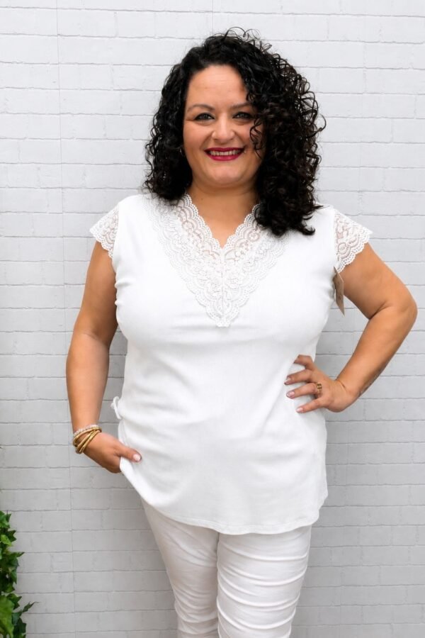 Camiseta Vero Blanco T-46/54 De Canalé