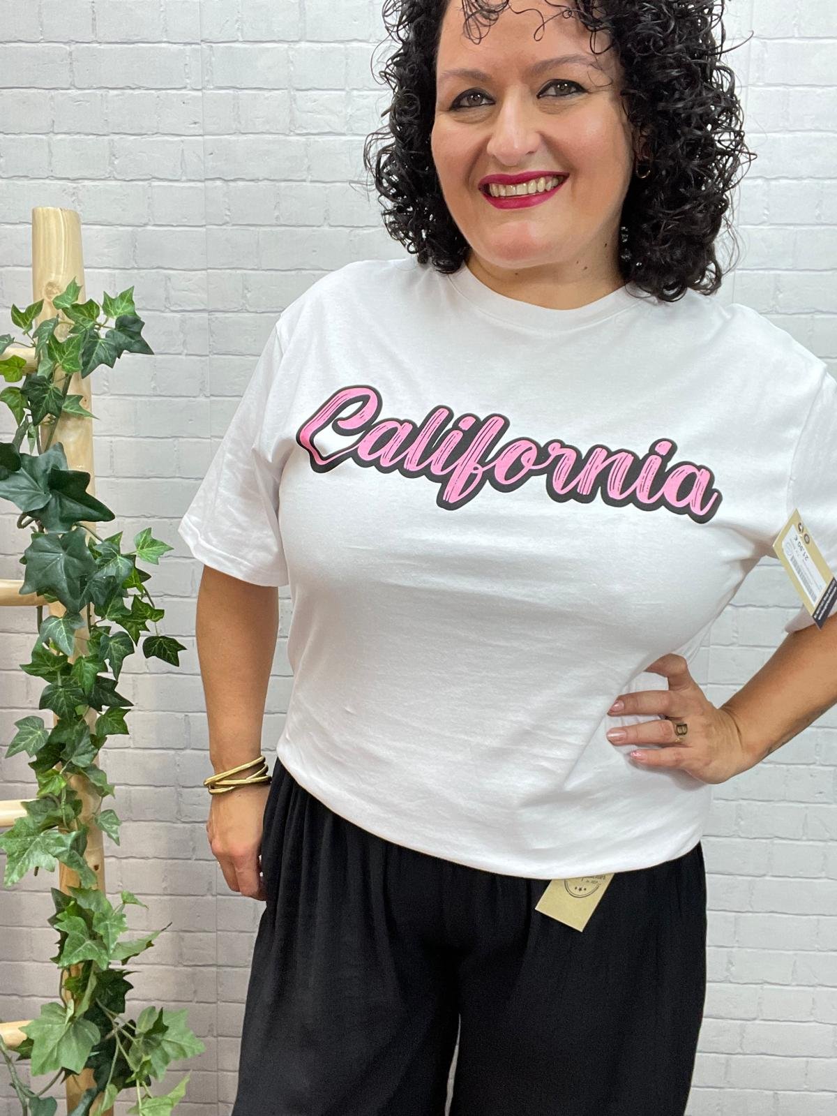 Camiseta California T-44/50 Dibujo En La Espalda