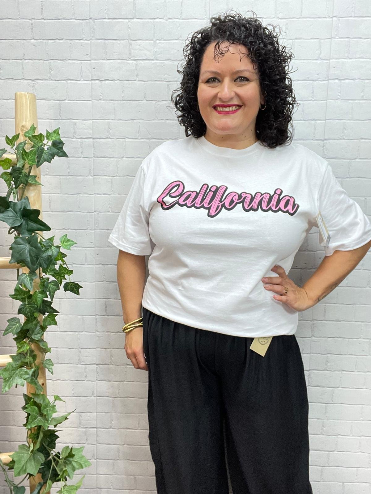 Camiseta California T-44/50 Dibujo En La Espalda