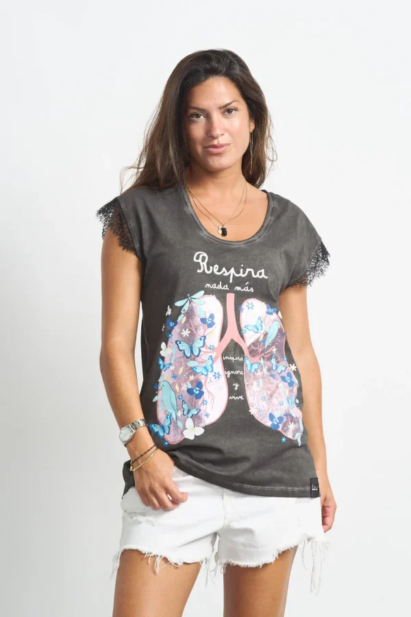 Camiseta Respira Anabel Lee