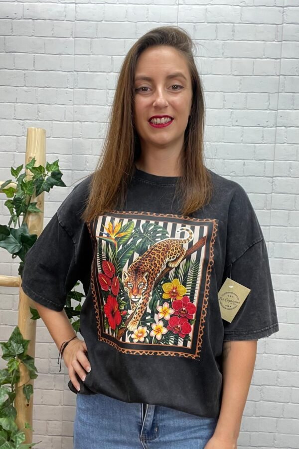 Camiseta Tiana Gris T-36/46 Oversize