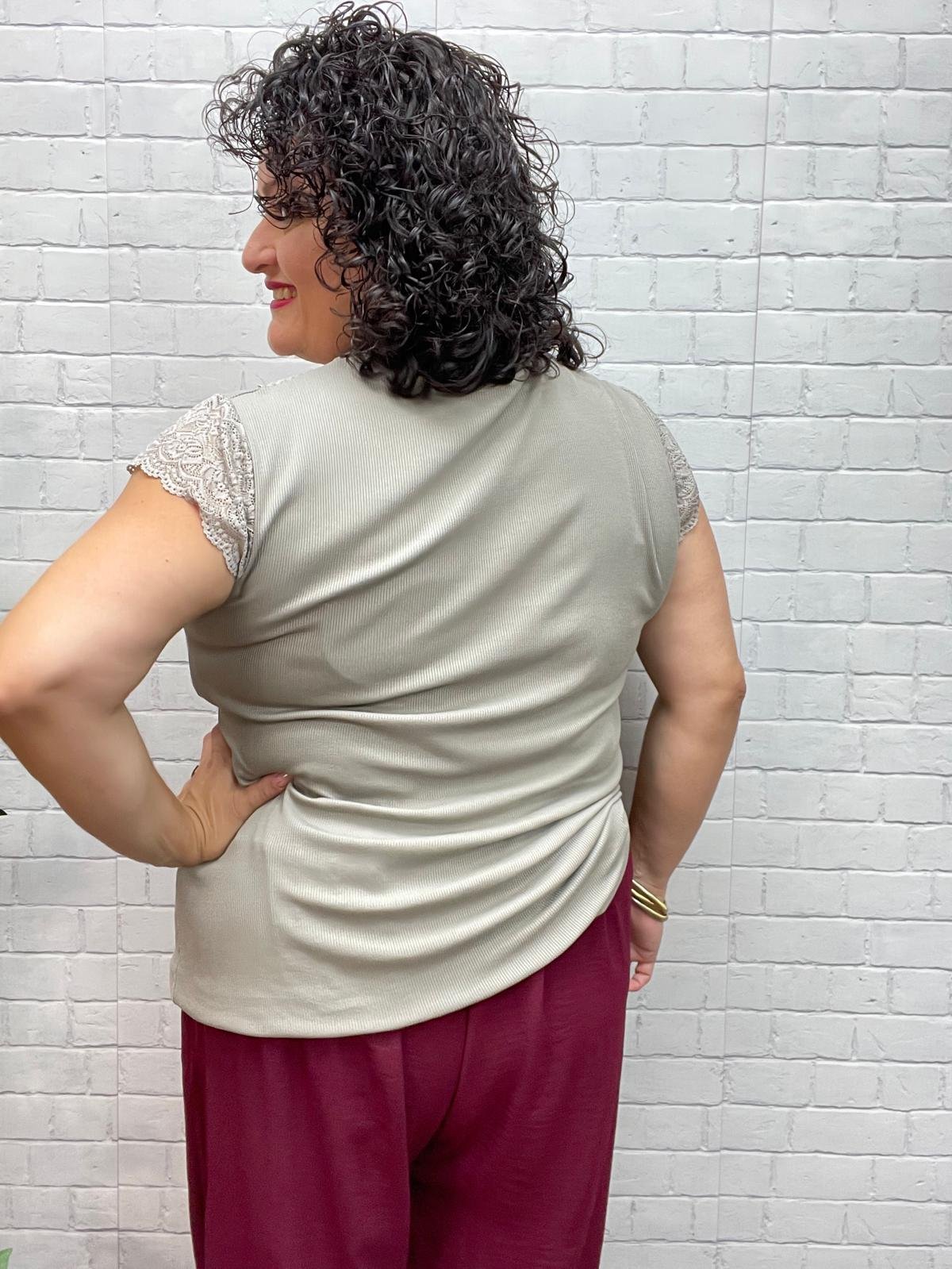 Camiseta Vero Taupe T-46/54 De Canalé