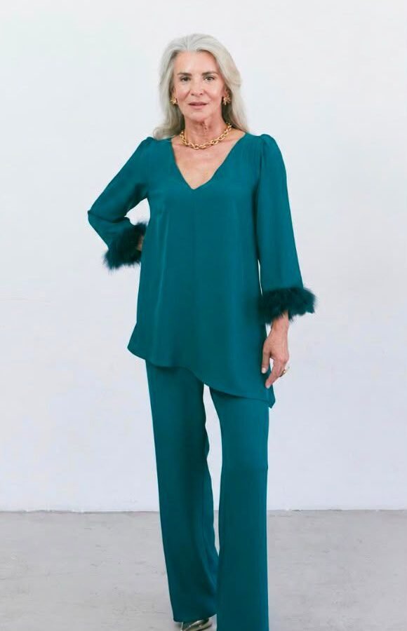 Conjunto Origen Océano T-44/54 Con Plumas