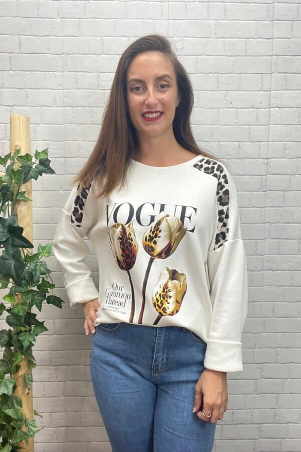 Sudadera Vogue Blanco