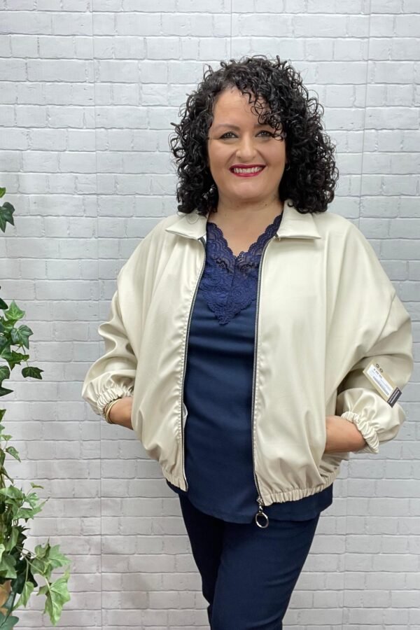 Chaqueta Bernie Beige T-44/54 Tipo Bomber