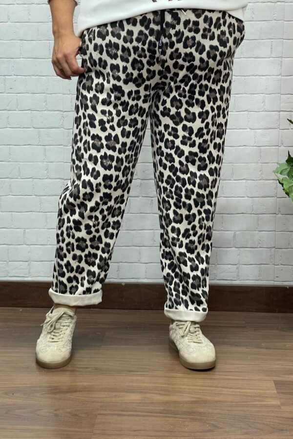 Pantalón Sarabi Beige T-44/54 Animal Print
